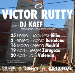 Victor Rutty gira español 2013